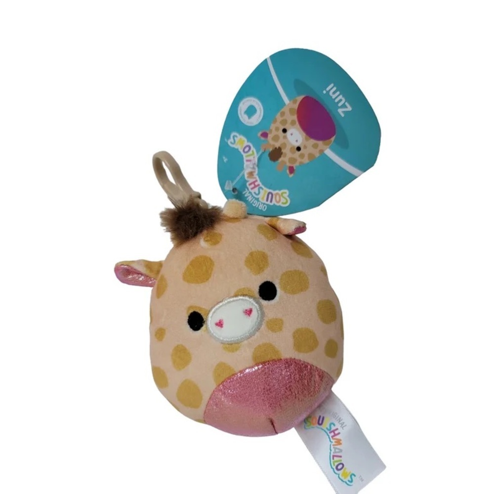 Nwt  🦒 3"  Zuni the Giraffe Clip Squishmallow